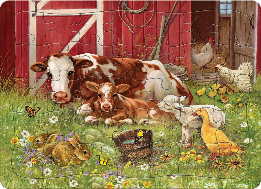 Barnyard Family (tray)  | 35 Piece Tray