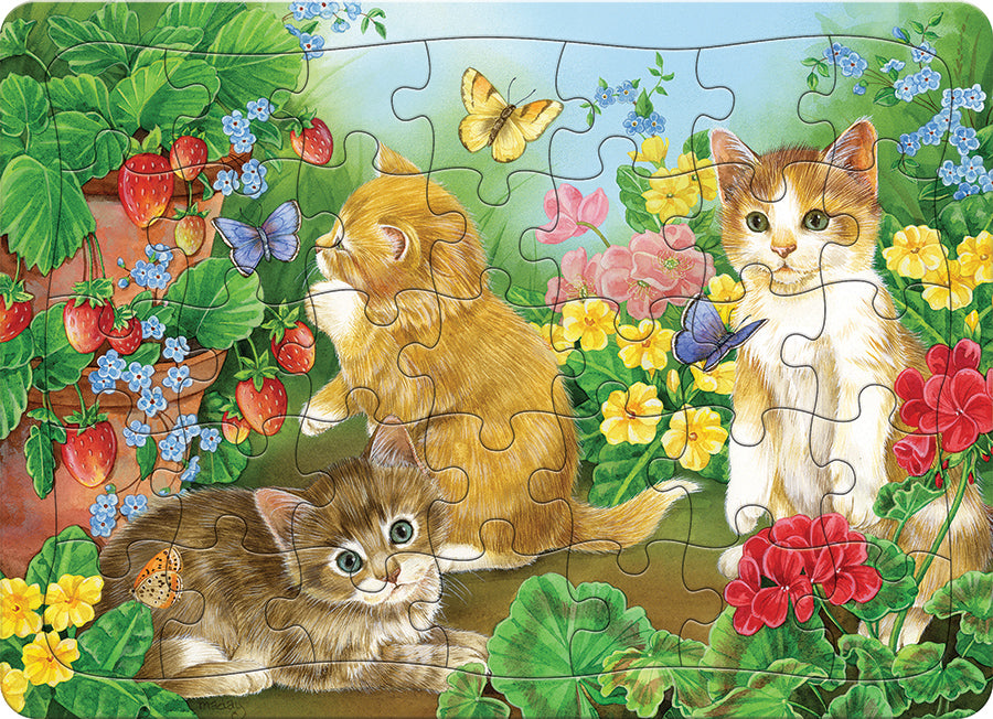 Kitten Playtime (tray)  | 35 Piece Tray