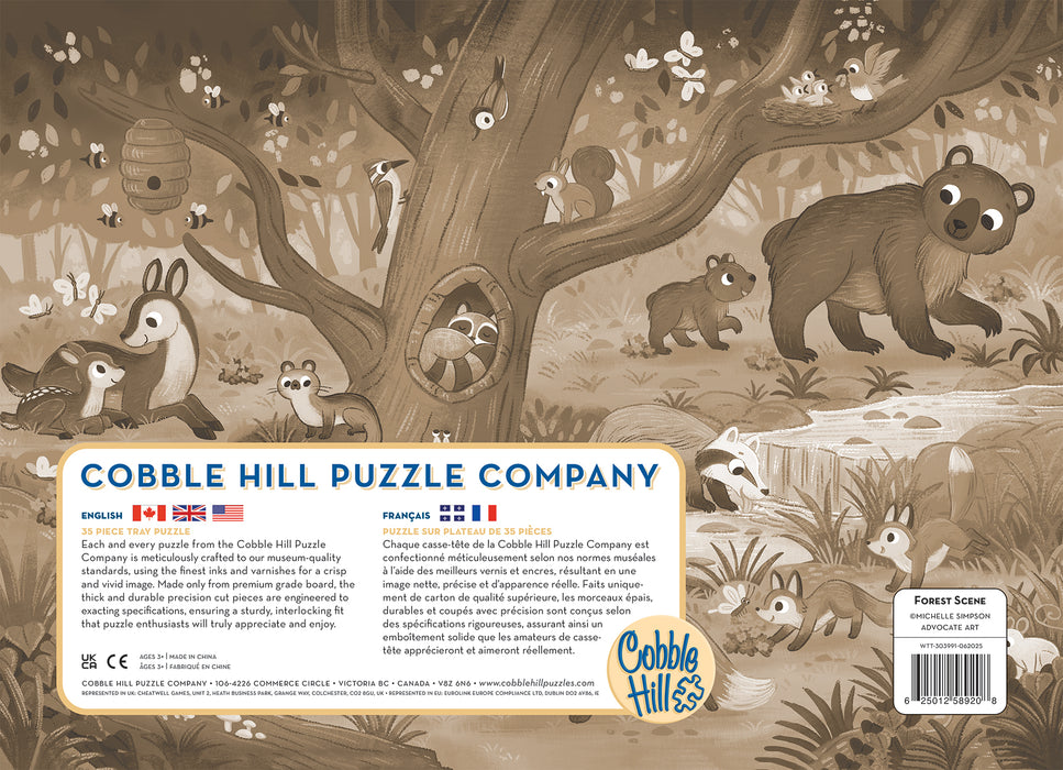 Forest Scene (tray)  | 35 Piece Tray