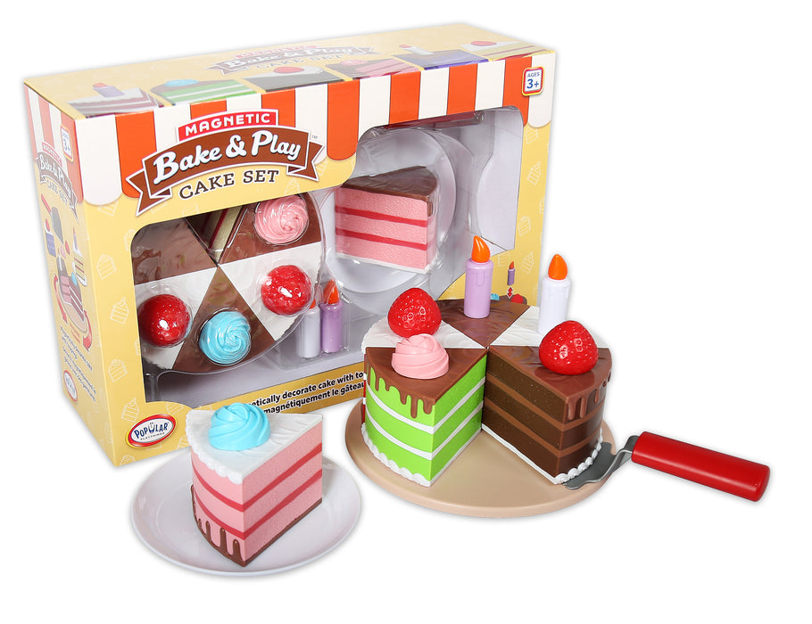 Magnetic Bake and Play Cake Set