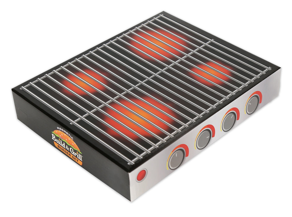 Magnetic Build and Grill Hamburger Set