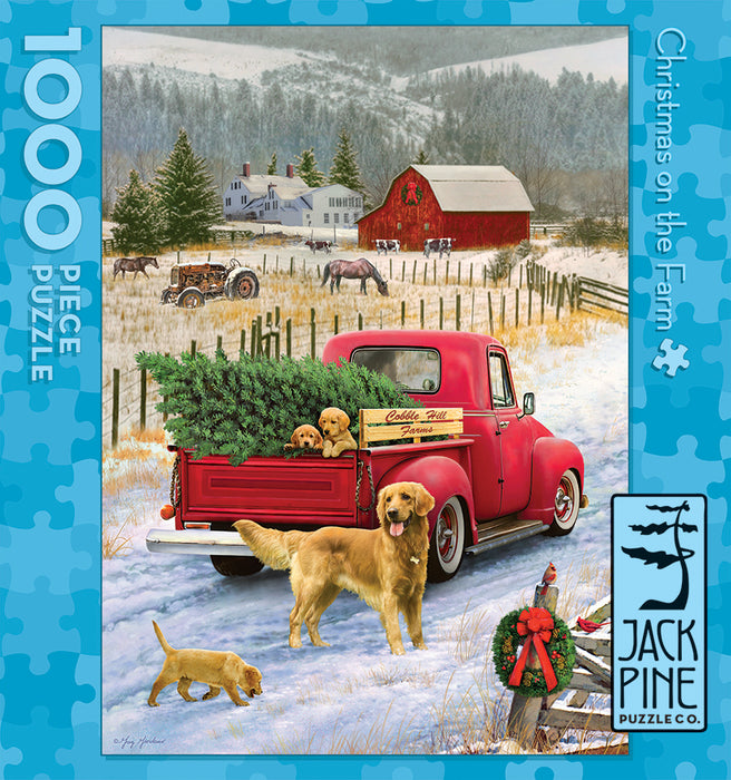 Christmas on the Farm | 1000 Piece | Jack Pine