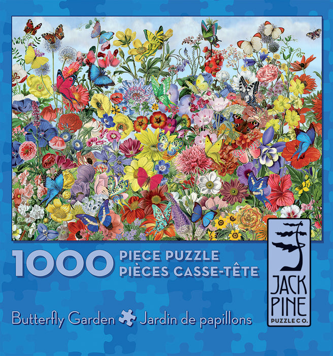 Jardin des papillons | 1000 pièces | Pin gris