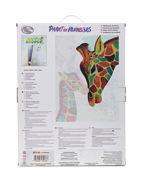 CA PBN (Large): Girafes colorées