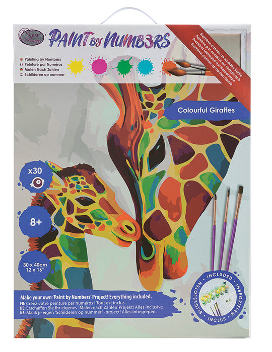 CA PBN (Large): Girafes colorées