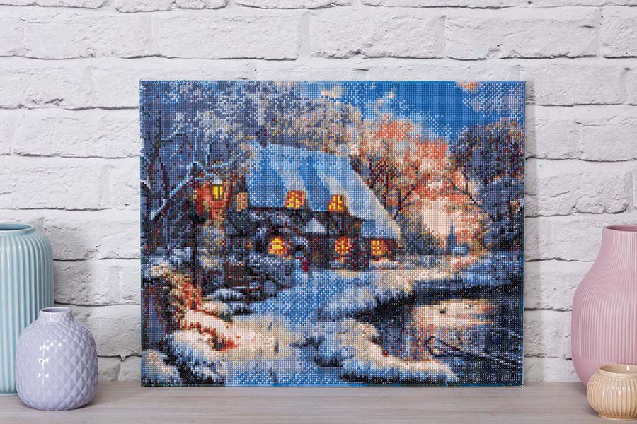 CA Mounted Kit (Lg): Winter Cottage