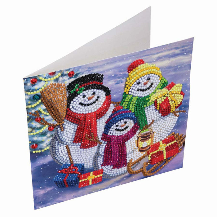 Trousse de cartes CA : plaisir en famille bonhomme de neige