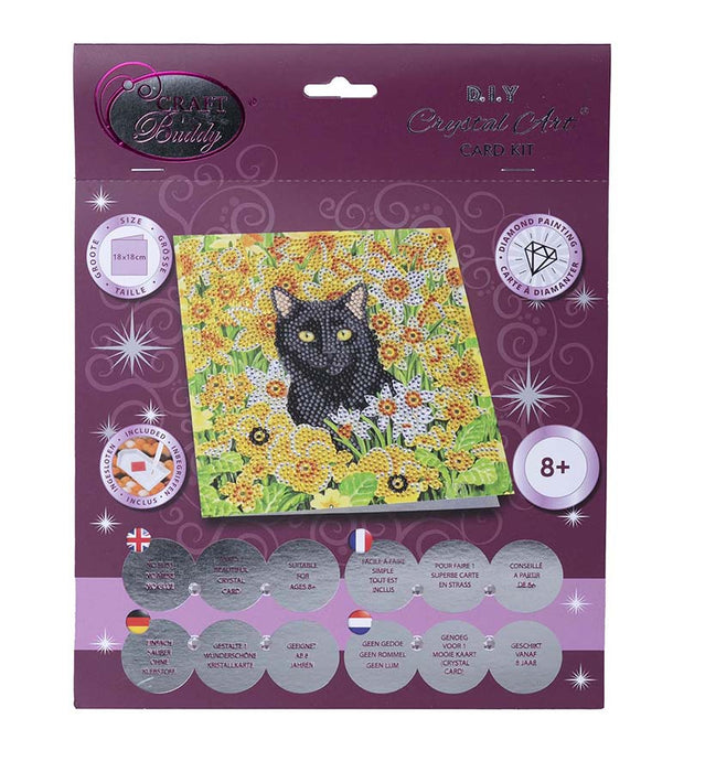 CA Card Kit: Cat Among the Flowers