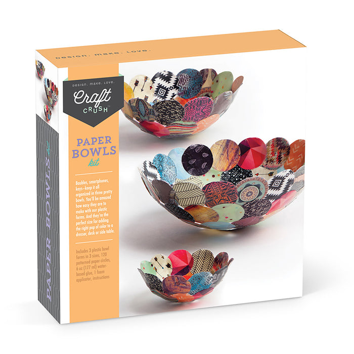 Craft Crush: Paper Bowls Kit (20% DISC)