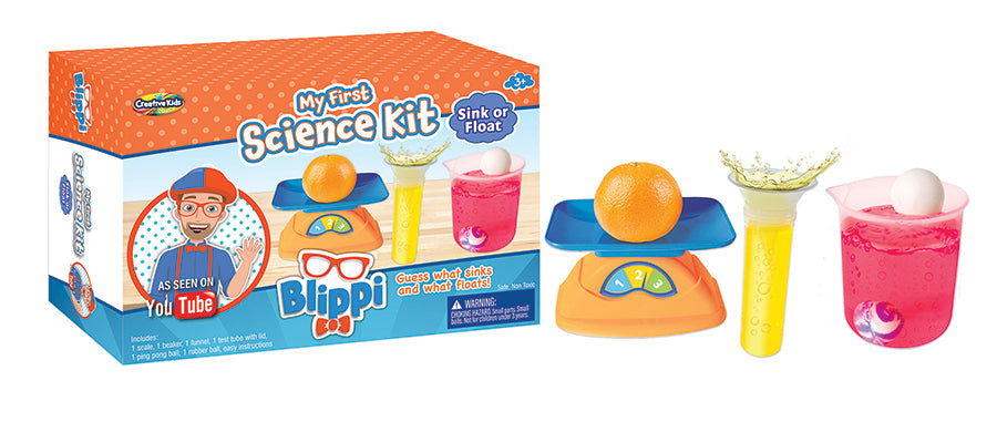 Blippi Mon premier kit scientifique : couler ou flotter