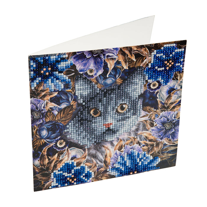 CA Card Kit: Cat and Flowers