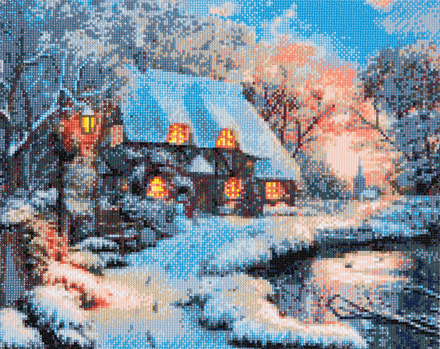 CA Mounted Kit (Lg): Winter Cottage