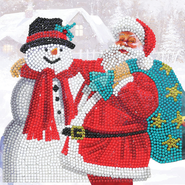 Kit de cartes CA : Père Noël et bonhomme de neige (2020)