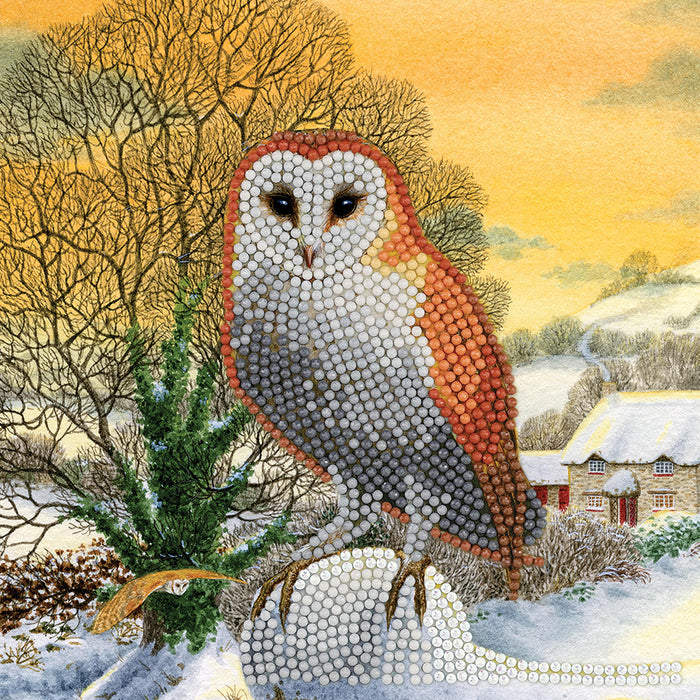 CA Card Kit: Winter Owl