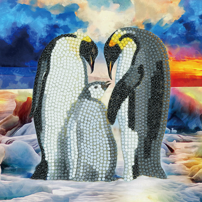Kit de carte CA : famille de pingouins
