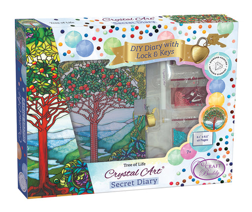 Owl & Fairy Tree Crystal Art Notebook Kit