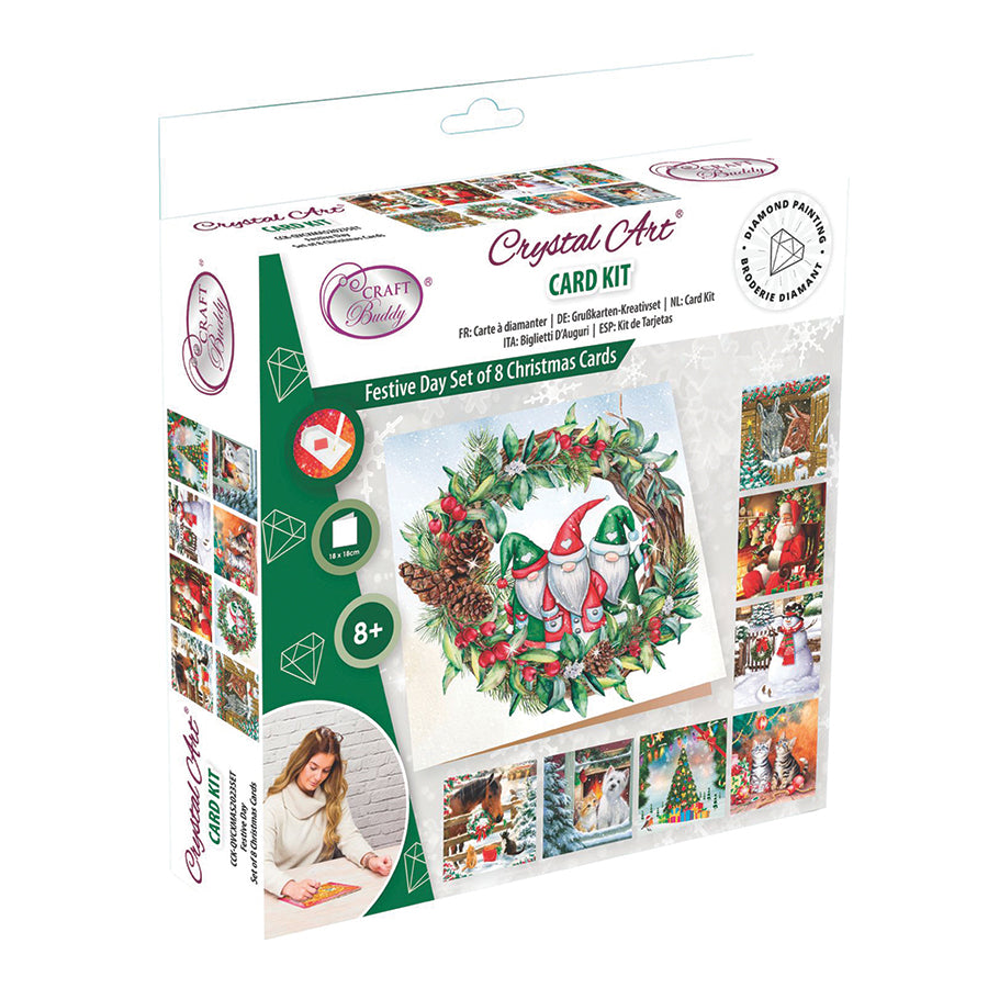 Crystal Art Card Kit (Box Set): Christmas Cards | Distributed by Outset ...