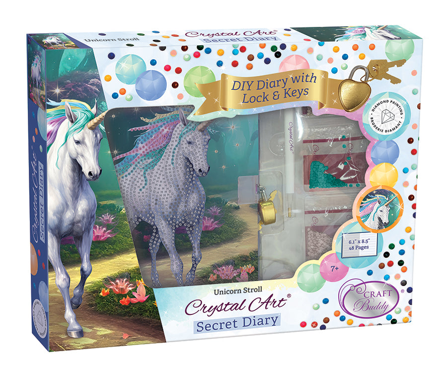 CA Secret Diary Kit: Unicorn Stroll — Outset Media