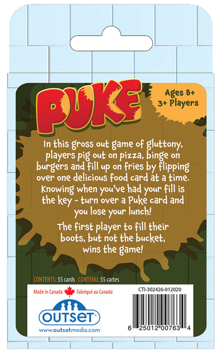 Puke Card Game