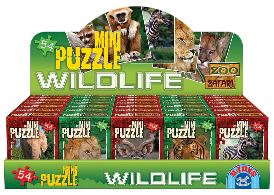 Wildlife - Mini Puzzle (40 per display)