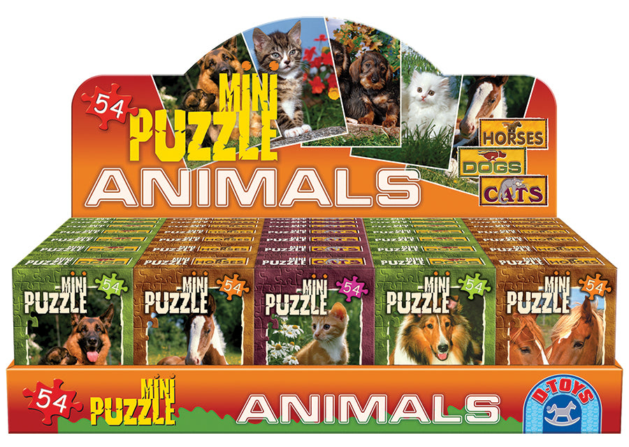 Animals - Mini Puzzle (40 per display)