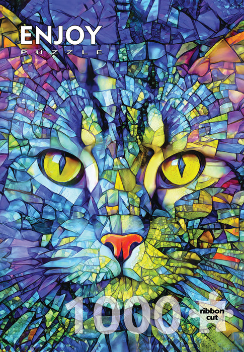 Fiona the Stained Glass Cat