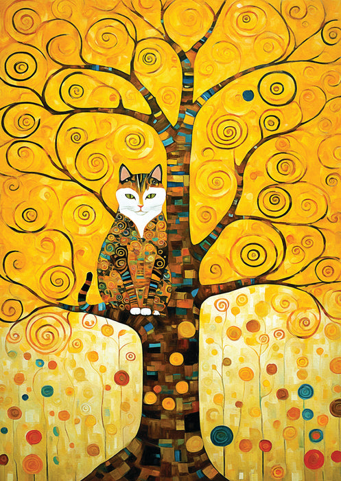 Klimt: Cat in the Tree of Life