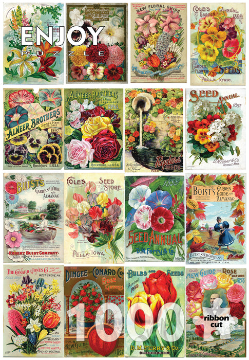 Vintage Flower Seed Packets