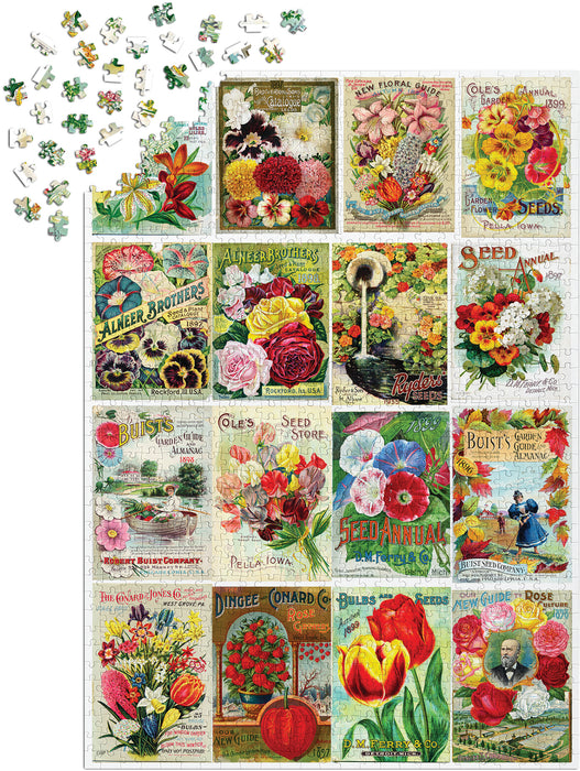 Vintage Flower Seed Packets