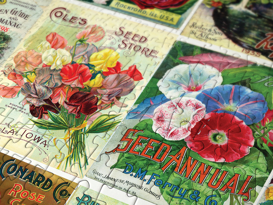Vintage Flower Seed Packets