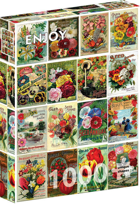 Vintage Flower Seed Packets