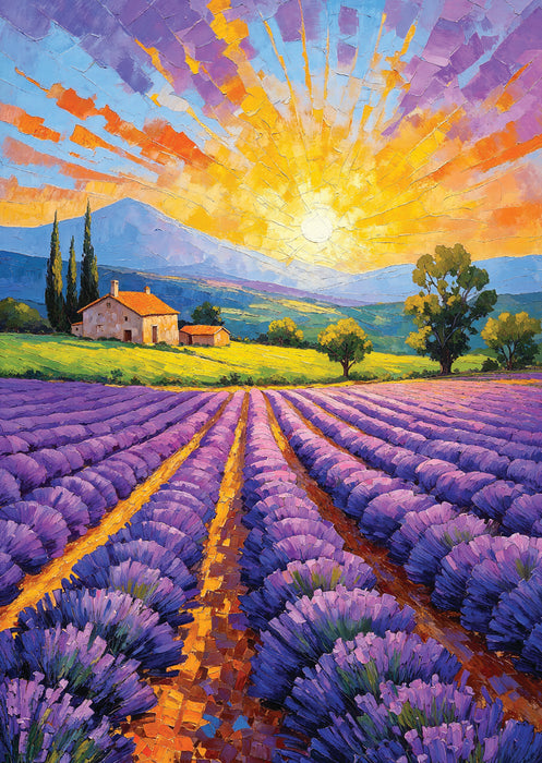 Lavender Sunset
