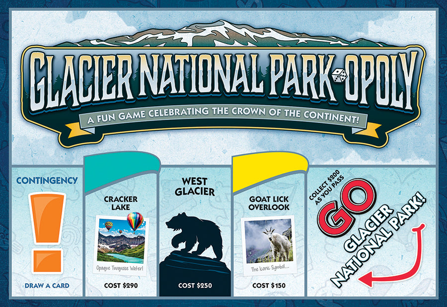Glacier National Park-Opoly — Outset Media