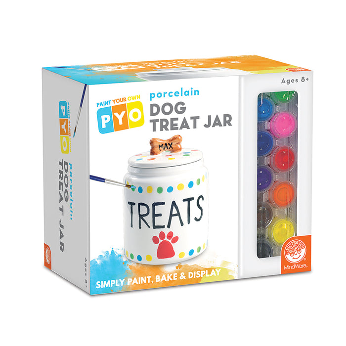 Paint-Your-Own Porcelain Dog Treat Jar (5% DISC)