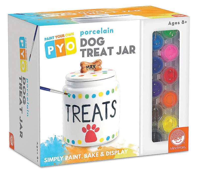 Paint-Your-Own Porcelain Dog Treat Jar (5% DISC)