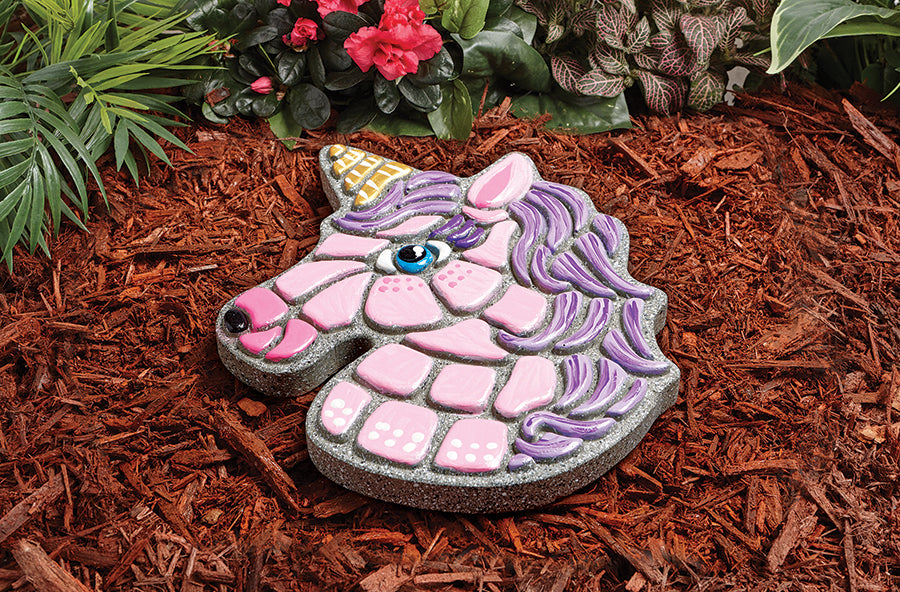 Paint-Your-Own Stepping Stone: Unicorn