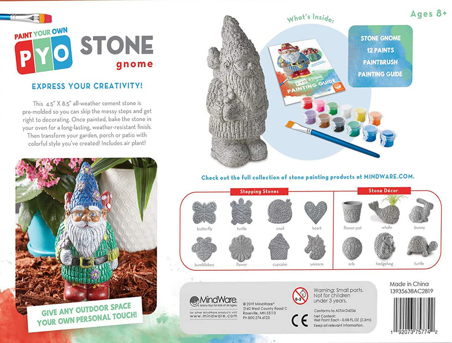 Paint-Your-Own Stone: Gnome