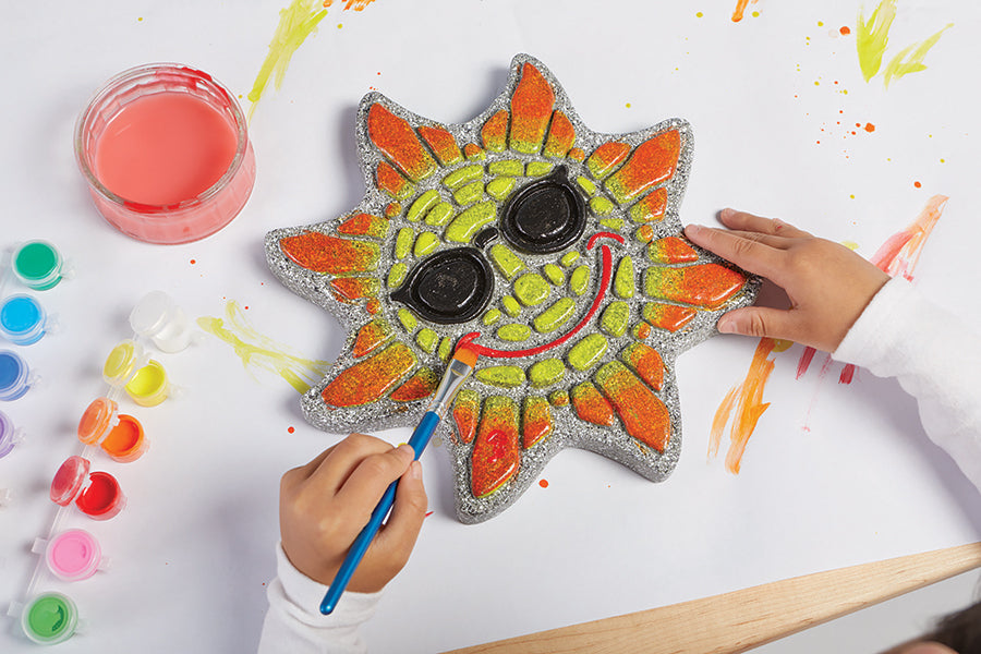 Paint-Your-Own Stepping Stone: Sun (20% DISC)