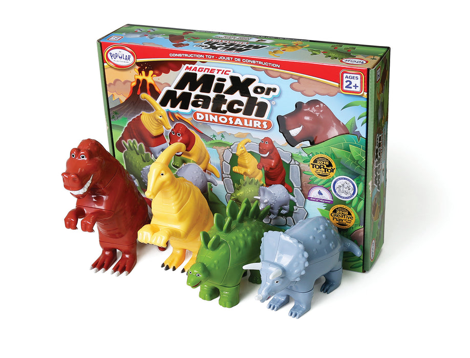 Mix or Match Dinosaurs (Bilingual)