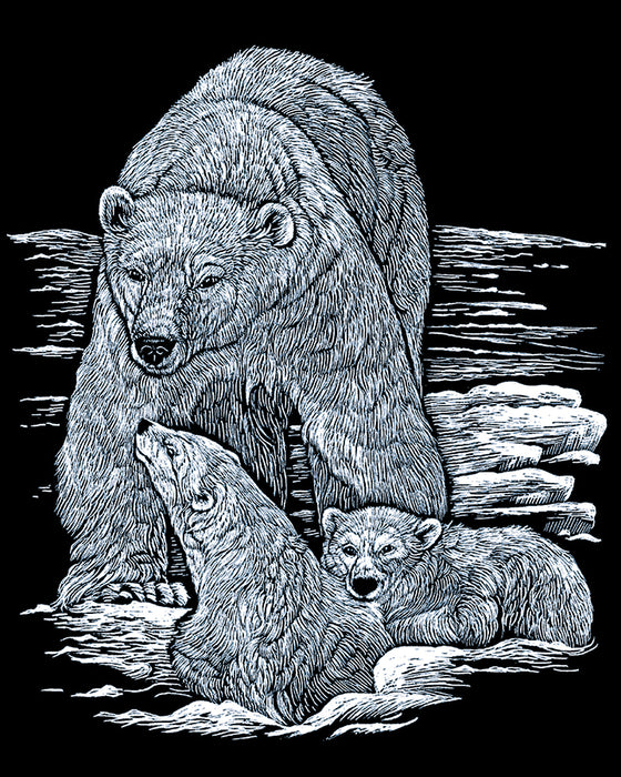 EGRVart Polar Bear and Cubs