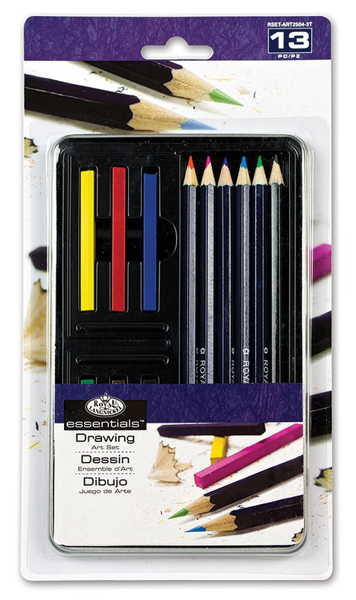 Royal & Langnickel Sketching Set – Zeichenblock 9x12 Zoll Mit Bleistiften & Kohlestiften