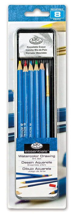 Mini Tin - Watercolor Pencil and Brush