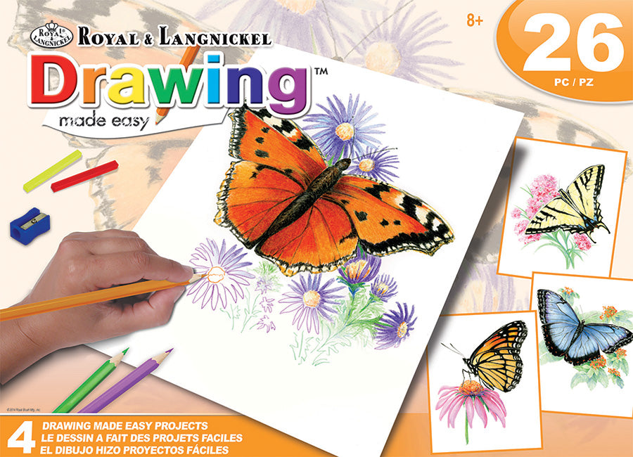 Drawing Made Easy - Butterflies