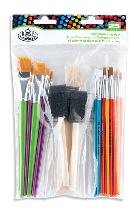Craft Brush Value Pack - No. 17 (25 pc)