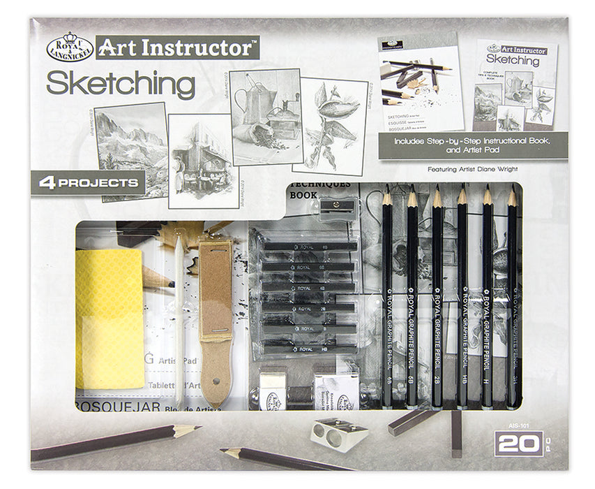 Coffret de croquis pour instructeur d'art