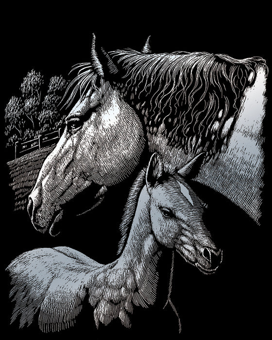 EGRVart Silver Horses (multiples of 3*)