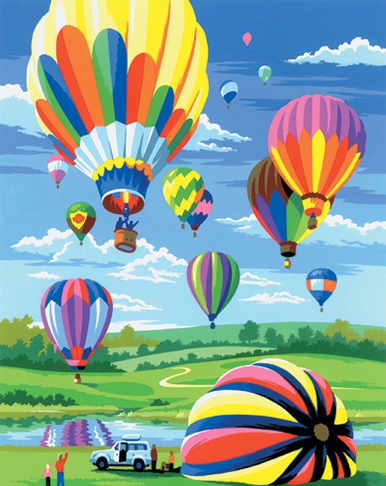 PBN Hot Air Balloons (multiples of 3*)