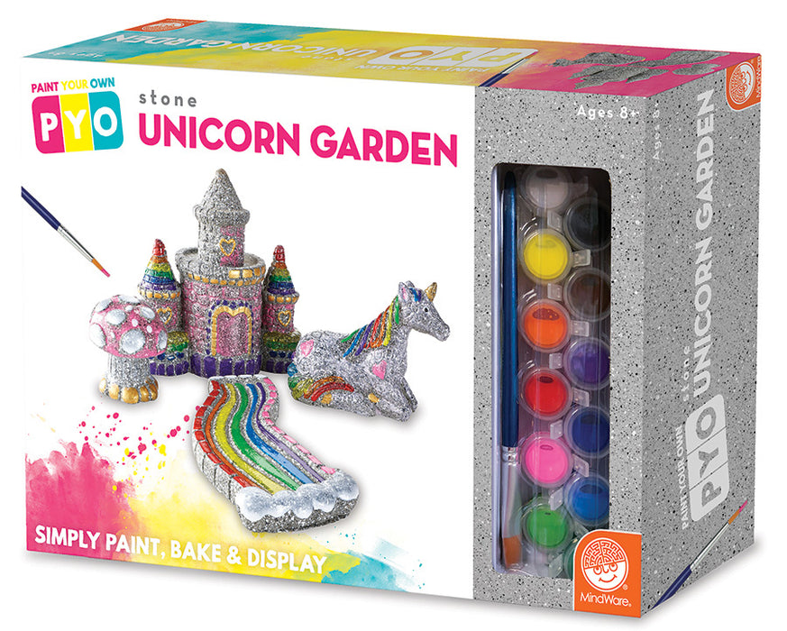 Paint-Your-Own Stone: Unicorn Garden