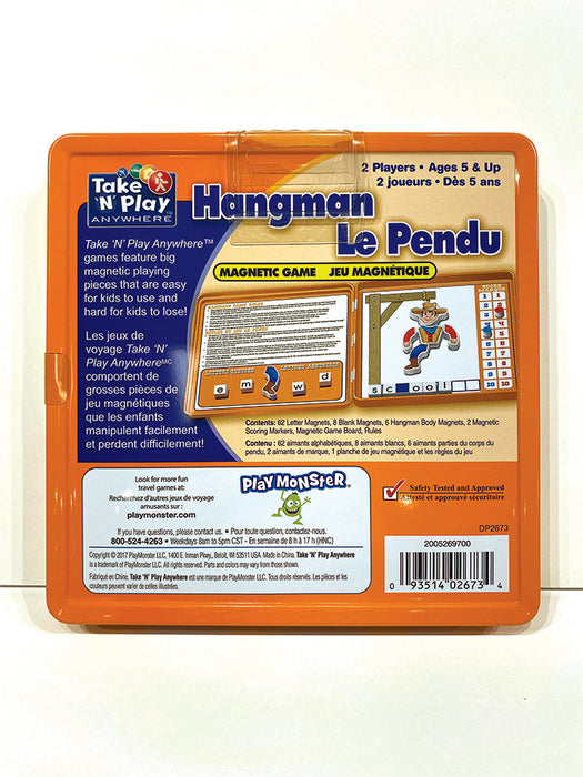 Boîte de jeu du pendu (bilingue)