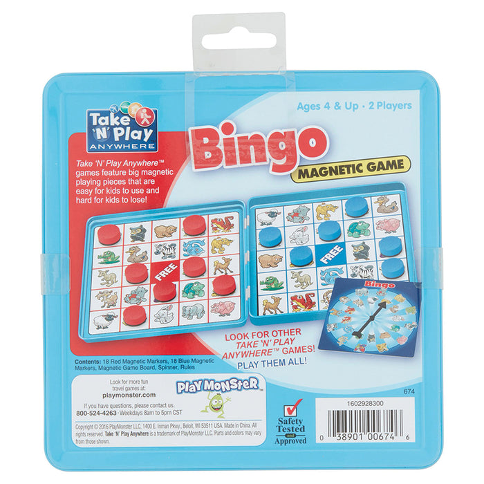 Boîte de jeu de bingo (bilingue)